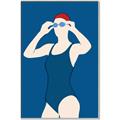 Picture of Swim Competition IV  _GroupedProduct_Rectangle_Portrait_Canvas_Framed_