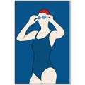 Picture of Swim Competition IV  _GroupedProduct_Rectangle_Portrait_Canvas_Framed_
