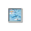 Picture of Surfboarders I  _GroupedProduct_Square_Canvas_Framed_
