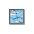 Picture of Surfboarders I  _GroupedProduct_Square_Canvas_Framed_