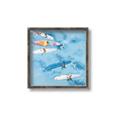 Picture of Surfboarders I  _GroupedProduct_Square_Canvas_Framed_