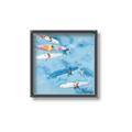 Picture of Surfboarders I  _GroupedProduct_Square_Canvas_Framed_