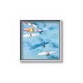 Picture of Surfboarders I  _GroupedProduct_Square_Canvas_Framed_
