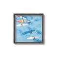 Picture of Surfboarders I  _GroupedProduct_Square_Canvas_Framed_
