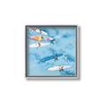 Picture of Surfboarders I  _GroupedProduct_Square_Canvas_Framed_