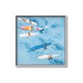 Picture of Surfboarders I  _GroupedProduct_Square_Canvas_Framed_