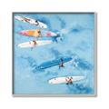 Picture of Surfboarders I  _GroupedProduct_Square_Canvas_Framed_