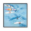 Picture of Surfboarders I  _GroupedProduct_Square_Canvas_Framed_