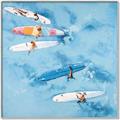 Picture of Surfboarders I  _GroupedProduct_Square_Canvas_Framed_