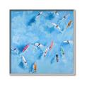 Picture of Surfboarders II  _GroupedProduct_Square_Canvas_Framed_