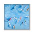 Picture of Surfboarders II  _GroupedProduct_Square_Canvas_Framed_