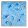 Picture of Surfboarders II  _GroupedProduct_Square_Canvas_Framed_