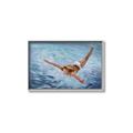 Picture of In water _GroupedProduct_Rectangle_Landscape_Canvas_Framed_