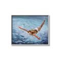 Picture of In water _GroupedProduct_Rectangle_Landscape_Canvas_Framed_