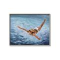 Picture of In water _GroupedProduct_Rectangle_Landscape_Canvas_Framed_