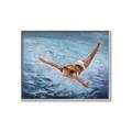Picture of In water _GroupedProduct_Rectangle_Landscape_Canvas_Framed_