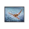Picture of In water _GroupedProduct_Rectangle_Landscape_Canvas_Framed_