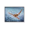 Picture of In water _GroupedProduct_Rectangle_Landscape_Canvas_Framed_