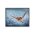 Picture of In water _GroupedProduct_Rectangle_Landscape_Canvas_Framed_
