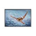 Picture of In water _GroupedProduct_Rectangle_Landscape_Canvas_Framed_