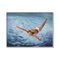 Picture of In water _GroupedProduct_Rectangle_Landscape_Canvas_Framed_