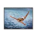 Picture of In water _GroupedProduct_Rectangle_Landscape_Canvas_Framed_