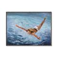 Picture of In water _GroupedProduct_Rectangle_Landscape_Canvas_Framed_
