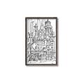 Picture of City Sketch I _GroupedProduct_Rectangle_Portrait_Canvas_Framed_