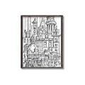 Picture of City Sketch I _GroupedProduct_Rectangle_Portrait_Canvas_Framed_