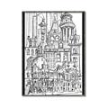 Picture of City Sketch I _GroupedProduct_Rectangle_Portrait_Canvas_Framed_