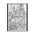 Picture of City Sketch I _GroupedProduct_Rectangle_Portrait_Canvas_Framed_