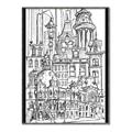 Picture of City Sketch I _GroupedProduct_Rectangle_Portrait_Canvas_Framed_