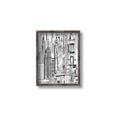Picture of City Sketch II _GroupedProduct_Rectangle_Portrait_Canvas_Framed_