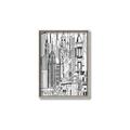 Picture of City Sketch II _GroupedProduct_Rectangle_Portrait_Canvas_Framed_