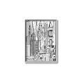 Picture of City Sketch II _GroupedProduct_Rectangle_Portrait_Canvas_Framed_