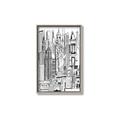 Picture of City Sketch II _GroupedProduct_Rectangle_Portrait_Canvas_Framed_