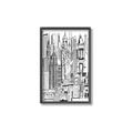 Picture of City Sketch II _GroupedProduct_Rectangle_Portrait_Canvas_Framed_