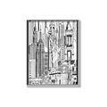 Picture of City Sketch II _GroupedProduct_Rectangle_Portrait_Canvas_Framed_