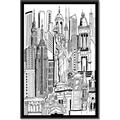 Picture of City Sketch II _GroupedProduct_Rectangle_Portrait_Canvas_Framed_