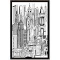 Picture of City Sketch II _GroupedProduct_Rectangle_Portrait_Canvas_Framed_