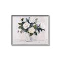 Picture of White Roses _GroupedProduct_Rectangle_Landscape_Canvas_Framed_