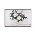 Picture of White Roses _GroupedProduct_Rectangle_Landscape_Canvas_Framed_