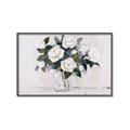 Picture of White Roses _GroupedProduct_Rectangle_Landscape_Canvas_Framed_