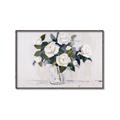 Picture of White Roses _GroupedProduct_Rectangle_Landscape_Canvas_Framed_