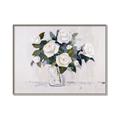 Picture of White Roses _GroupedProduct_Rectangle_Landscape_Canvas_Framed_
