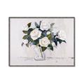 Picture of White Roses _GroupedProduct_Rectangle_Landscape_Canvas_Framed_
