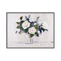 Picture of White Roses _GroupedProduct_Rectangle_Landscape_Canvas_Framed_