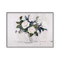 Picture of White Roses _GroupedProduct_Rectangle_Landscape_Canvas_Framed_