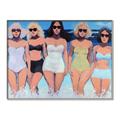 Picture of Beach Babes _GroupedProduct_Rectangle_Landscape_Canvas_Framed_