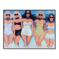 Picture of Beach Babes _GroupedProduct_Rectangle_Landscape_Canvas_Framed_